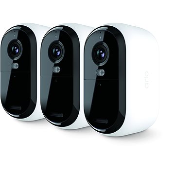

Arlo Essential Gen.2 2K Outdoor Security Camera, 3 ks, bílá