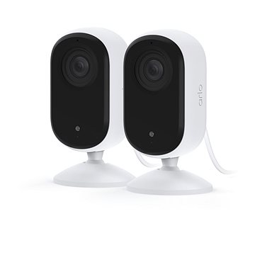 

Arlo Essential Gen.2 2K Indoor Security Camera, 2ks, bílá
