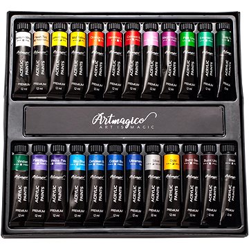 

Artmagico Akrylové barvy 12ml × 24 ks