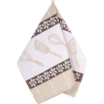

BELLATEX utěrka, 50 × 70, 160A kytička hnědá