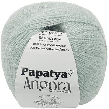 

Bellatex Angora Merino Papatya 100g, 5820 sv.mint