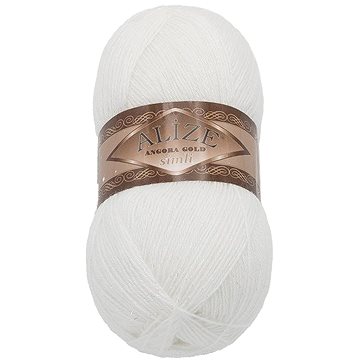 

Bellatex Angora Gold Simli 100g, 55 bílá