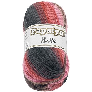 

Bellatex Papatya Batik 100g, 554-27 šedá, růžová