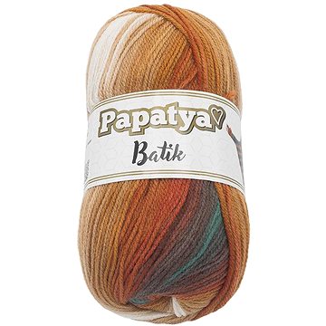 

Bellatex Papatya Batik 100g, 554-33 oranžová, hnědá