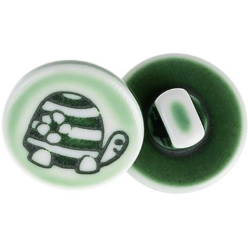 

Knoflíky Žirovnice Knoflík 1,5 cm želvička na zelené 349892V, sada 6 ks
