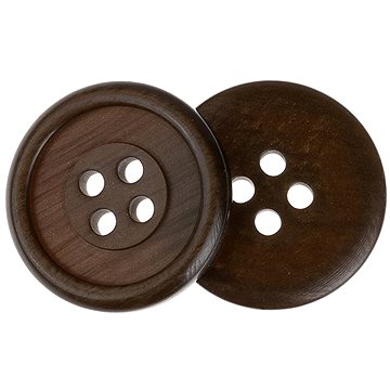 

Knoflíky Žirovnice Knoflík 2 cm hnědozlatý čtyři dírky, 349890J, sada 3 ks