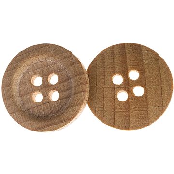 

Knoflíky Žirovnice Knoflík 2 cm kulatý dřevěný, 366318A, sada 3 ks