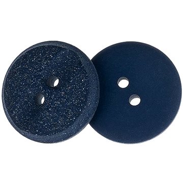 

Knoflíky Žirovnice Knoflík 2 cm modrý s vroubky, 349890A, sada 3 ks