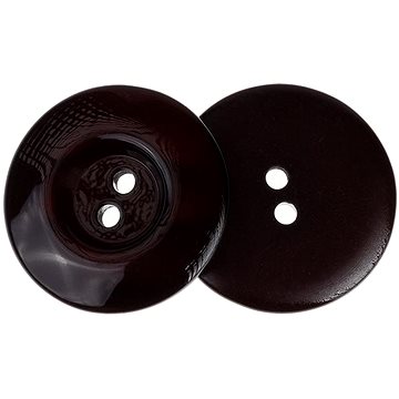 

Knoflíky Žirovnice Knoflík 2,3 cm hnědý lesklý, 349894A, sada 3 ks