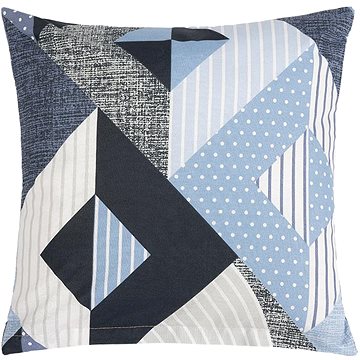 

BELLATEX povláček 90/505, 40 × 40 cm, modrá geometrie
