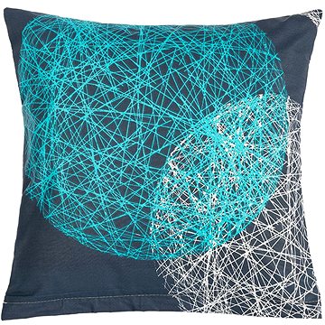 

BELLATEX povláček 90/564, 40 × 40 cm, tyrkysovošedé koule