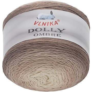

VLNIKA Dolly Ombre 250 g, 312 hnědá, béžová, bílá