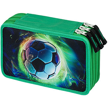 BAAGL Školní penál třípatrový Fotbal Míč