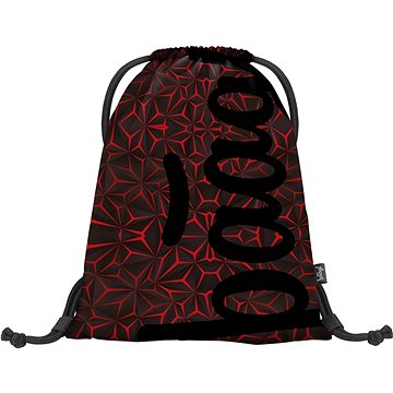 

BAAGL Školní sáček Red Polygon