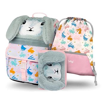 

BAAGL 3 SET Zippy Bunny: aktovka, penál, sáček
