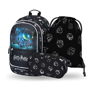 

BAAGL 3 SET Core Harry Potter Bradavice: batoh, penál, sáček