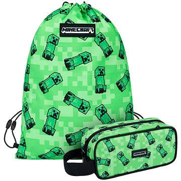 

BAAGL MINECRAFT 2 SET Creeper: penál, sáček