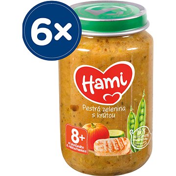 

Hami Pestrá zelenina s krůtou 6× 200 g