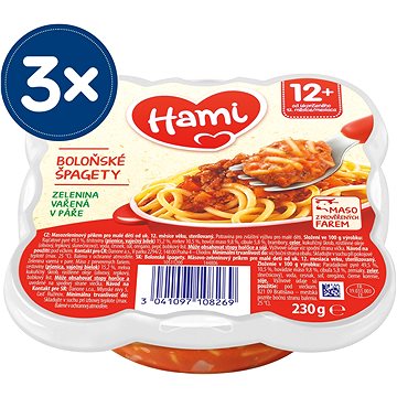 

Hami Talířek Boloňské špagety 3× 230 g