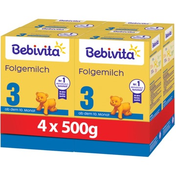 

BEBIVITA 3 Pokračovací kojenecká výživa 9m+ 4× 500 g