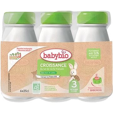 

BABYBIO Croissance 3 Bio 6× 250 ml