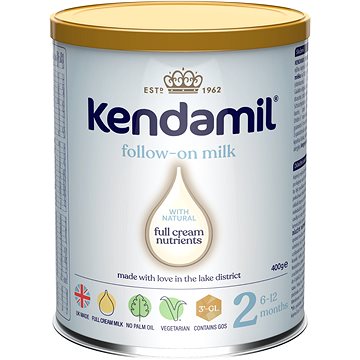 Kendamil pokračovací mléko 2 DHA+  (400 g) - Kojenecké mléko