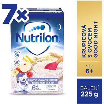 

Nutrilon Pronutra Krupicová kaše s ovocem GOOD NIGHT 7× 225 g