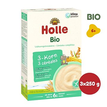 

HOLLE BIO 3 druhy zrna kaše 3× 250 g