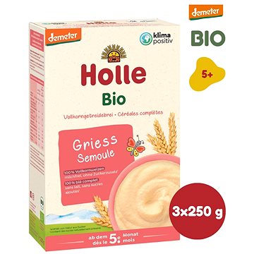 

HOLLE BIO krupičná kaše 3× 250 g