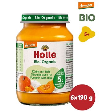 

HOLLE BIO Dýně s rýží 6× 190 g