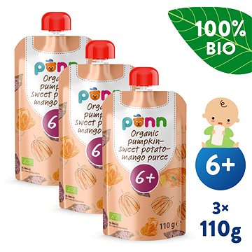 

SALVEST Ponn BIO Pyré z dýně, brambor a manga 3× 110 g