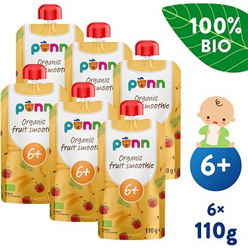 

SALVEST Ponn BIO Ovocné smoothie s ananasem 6× 110 g