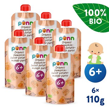 

SALVEST Ponn BIO Pyré z dýně, brambor a manga 6× 110 g