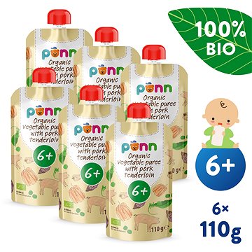 

SALVEST Ponn BIO Vepřová panenka se zeleninovým pyré 6× 110 g