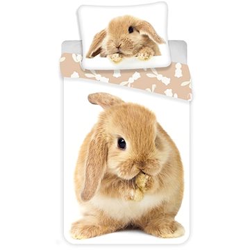 

Jerry Fabrics ložní povlečení - Bunny "brown"