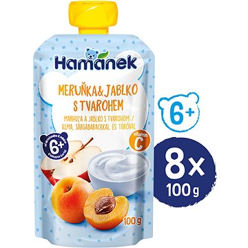 

HAMÁNEK Meruňka a tvaroh 8× 100 g