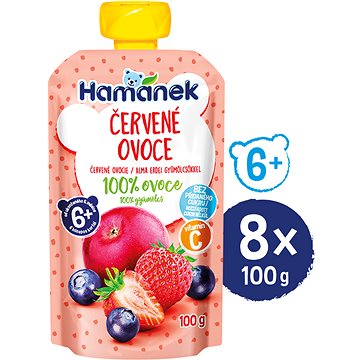 

HAMÁNEK Červené ovoce 8× 100 g