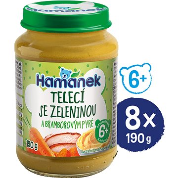 

HAMÁNEK Telecí se zeleninou 8× 190 g