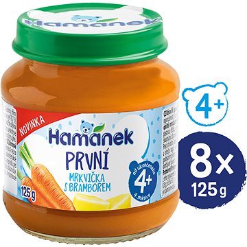 

HAMÁNEK První mrkev s bramborem 8× 125 g