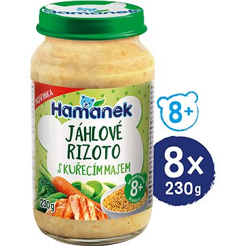 

HAMÁNEK Jáhlové rizoto s kuřecím masem 8× 230 g