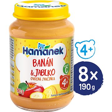 

HAMÁNEK s jablky a banány 190 g