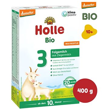 

HOLLE BIO Dětská mléčná výživa na bázi kozího mléka 3 - 1× 400 g