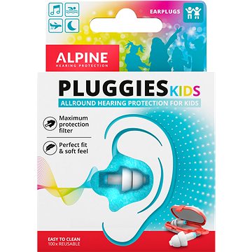 

ALPINE Pluggies Kids Dětské špunty do uší