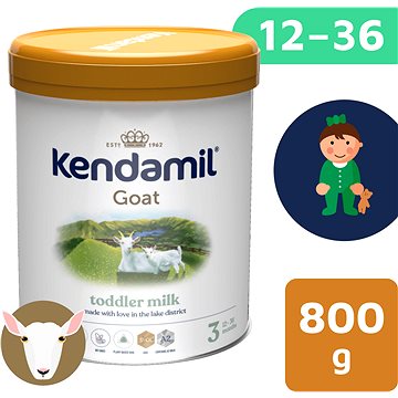 Kendamil Kozí batolecí mléko 3 DHA+ (800 g) - Kojenecké mléko