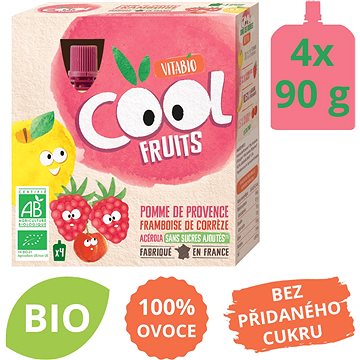 Vitabio Organic Fruit Capsules Cool Fruits Apple Raspberry Banana And Acerola 4 90 G Meal Pocket Alza Cz