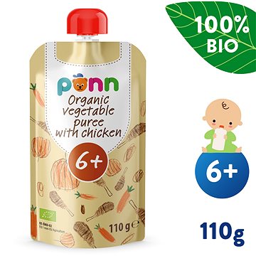 

SALVEST Ponn BIO Kuřátko se zeleninovým pyré (110 g)