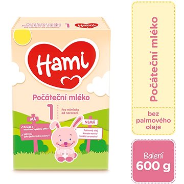 Hami Počáteční kojenecké mléko 0m+  600 g  - Kojenecké mléko