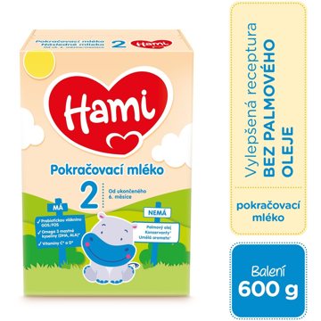 

Hami 2 Pokračovací kojenecké mléko 6m+ 600 g
