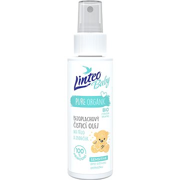 

LINTEO BABY Dětský čistící olej na tělo a zadeček 100 ml