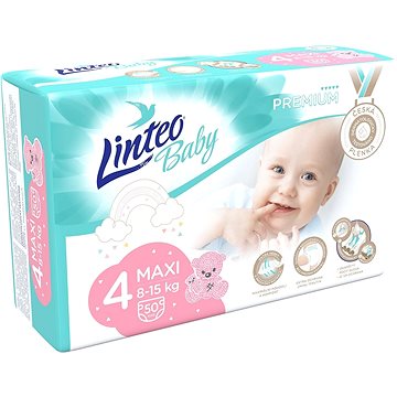 

LINTEO Baby Prémium MAXI (8–15 kg) 50 ks
